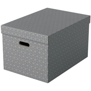 Esselte Household storage box size L 3 pieces gray