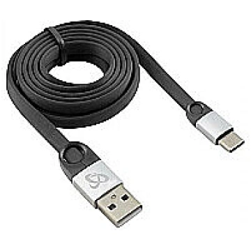 Sbox USB 2.0-Type-C/2.4A black/silver 1.5M T-MLX36