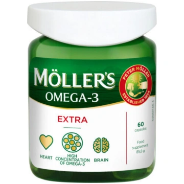 Uztura bagātinātājs Zivju eļļa Moller"s Omega-3 Ex