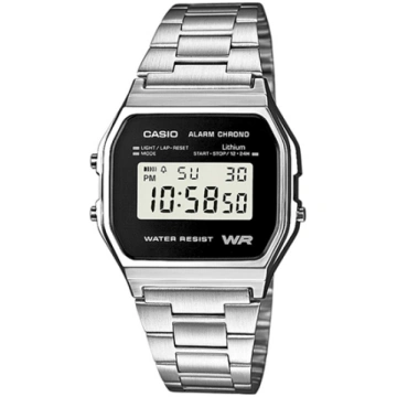 CASIO Vintage A158WEA-1EF Women"s Watch / silver A