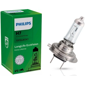 Lampa PHILIPS H7 12V LongLife EcoVision PHILIPS – 