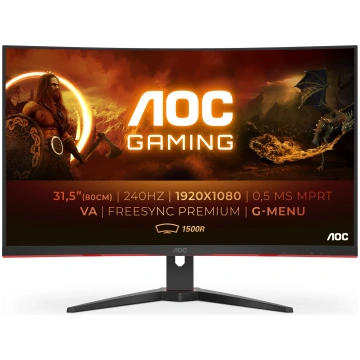 AOC G2 C32G2ZE/BK dators monitors 80 cm (31,5 coll