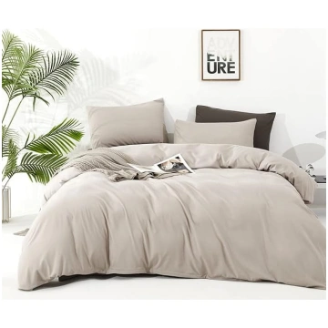 Luxlovery Beige Coffee Comforter Set King Light Kh