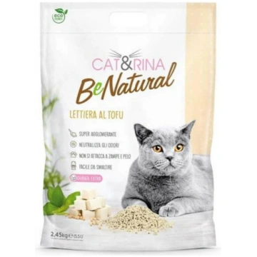 Cat&Rina BeNatural Tofu Litter Classic - uz augu b