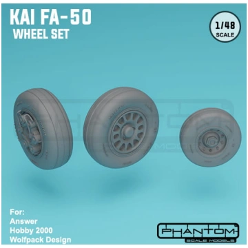 KAI FA-50 / T-50 - 3D-Printed Wheel Set (for Answe