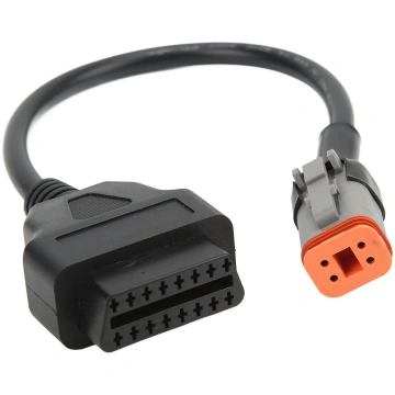 Motocikla 4 kontaktu uz 16 kontaktu OBD2 diagnosti