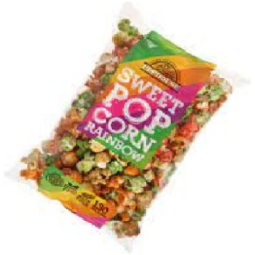 Popkorns saldais POPHOUSE Rainbow, 130g (450-14571
