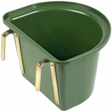 Pārnēsājama silīte ar metāla āķiem, 12L, zaļa