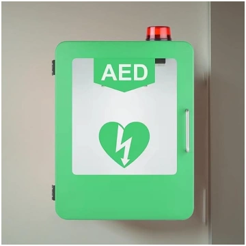 JXYQ AED defibrilatora skapis mājai, automātiskā ā