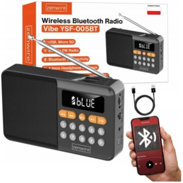 Mini pārnēsājamais FM radio Bluetooth skaļrunis 13