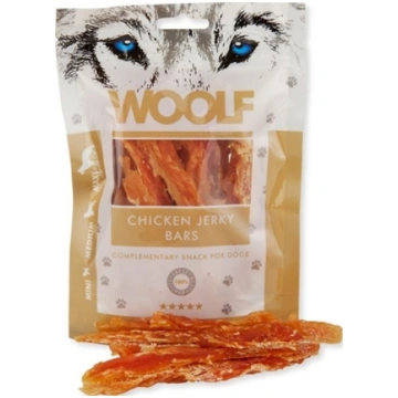 WOOLF WOOLF 100g CHICKEN JERKY BARS VAT008515