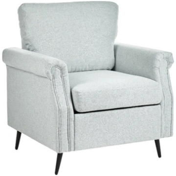 Beliani Fotel jasnoszary VIETAS 402605 Bel