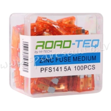 PFS141 - ZINC FUSE MEDIUM. BOX PACKING 5A 100pcs/b