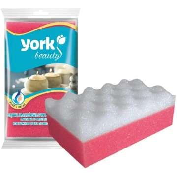 Masāžas sūklis YORK BEAUTY RECTANGULAR — mīksta vi