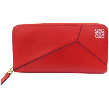 Loewe Puzzle Zip Around Wallet Vitello Liscio Ross