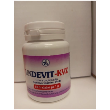Undevit vitamīni, 50 dražejas
