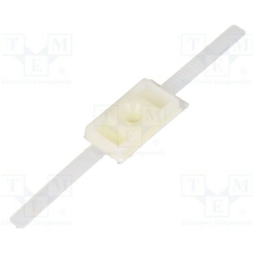 Holder; Cable P-clips; W: 12.5mm; polyamide; natur