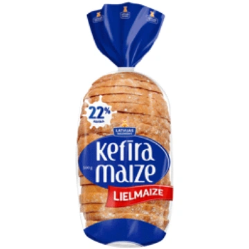 Baltmaize kefīra Lielmaize LATVIJAS MAIZNIEKS 500g