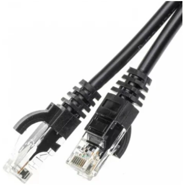 Patch kabelis ElectroBase K8456.7-Black RJ45 CAT5E