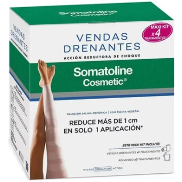 Somatoline Drainage Bandages Maxi Kit 4 Piece Set 