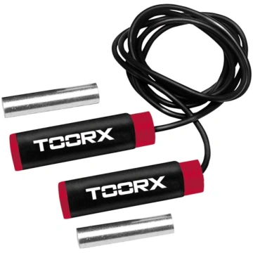 Lēca virve TOORX PVC lecamaukla, melni sarkana 162