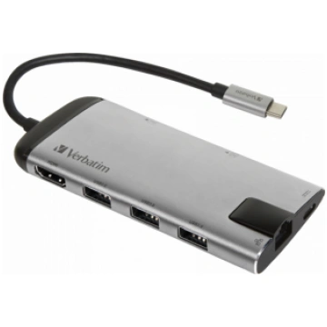 Verbatim USB-C Multiport hub HDMI LAN USB SD Micro