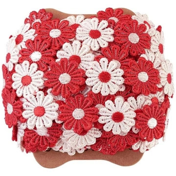 Pandahall 2,5 cm plata margrietiņa saulespuķu mežģ