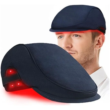 LED sarkanās gaismas terapijas cepure, 84 gaismas 