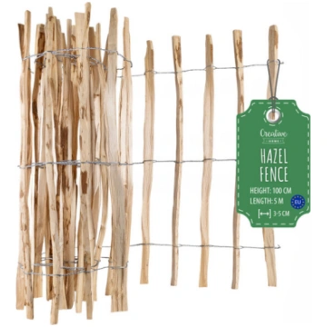 Creative Home dārza āra žogs | 100 cm augsts, 5 m 