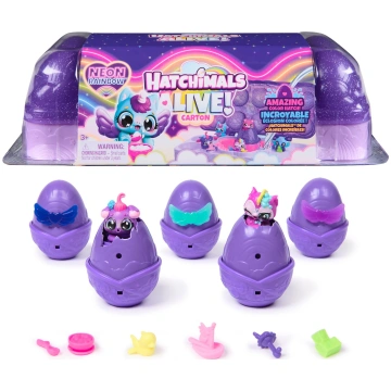 HATCHIMALS Alive playset Neon Rainbow Carton | 607