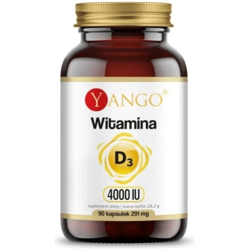 Yango YANGO D3 vitamīns 4000 SV - 90 kapsulas