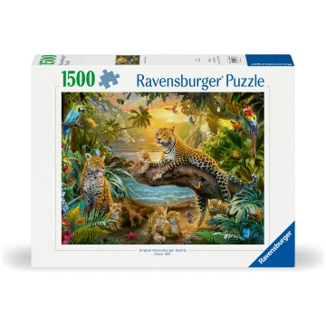 Puzle Ravensburger Leopard Family In The Jungle, 6