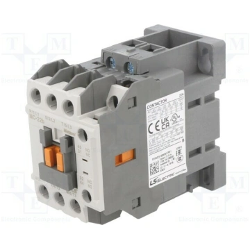Contactor: 3-pole; NO x3; Auxiliary contacts: NO +