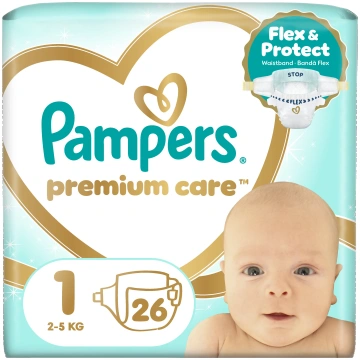 Pampers Premium Care Zēniem/meitenēm 1 26 gab