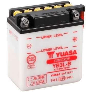 Startera akumulatoru baterija YUASA YB3L-B