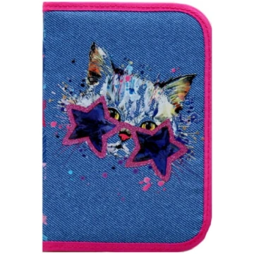 Hama 00139125 Crazy Cat, 21 cm x 17 cm, Blue/Pink