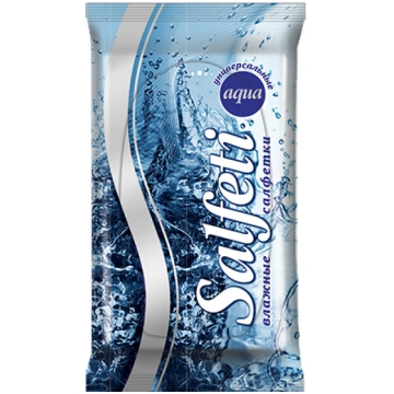 I_"Salfeti" Aqua Mitrās salvetes universālās, 10 g