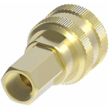 Hose Coupling, Socket, 1-1/2 in Hex, 1.9 in wd, NP