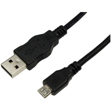 Vads Logilink, Micro USB/USB, melna krās