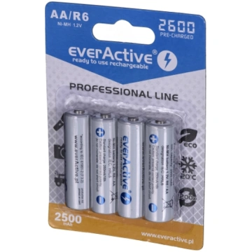 Rechargeable batteries everActive Ni-MH R6 AA 2600