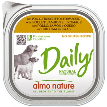 DAILY DOG Vista, Šķinķis, Siers, 300g ALMO NATURE