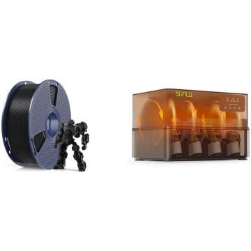 SUNLU PETG filaments melns 1 kg, SUNLU oficiālais