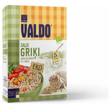 Griķi zaļie BIO 2x125g, Valdo