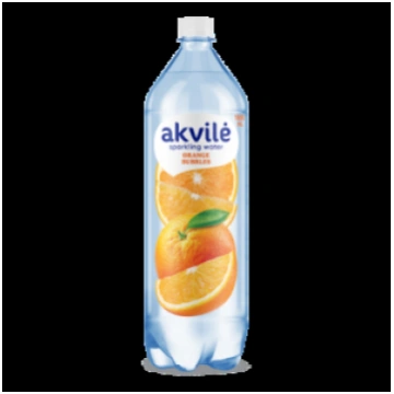Dzeramais ūdens AKVILE ar apelsīnu aromātu, viegli