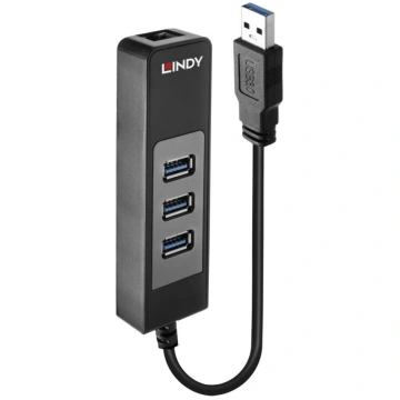 I/O HUB USB3 & LAN ADAPTER/43176 LINDY