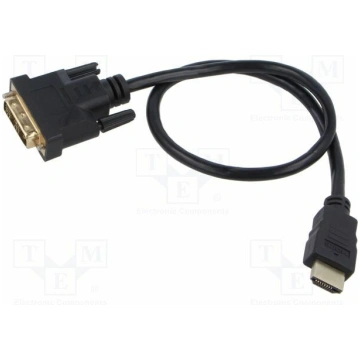 Cable; DVI-D (18+1) plug,HDMI plug; High Speed,sin