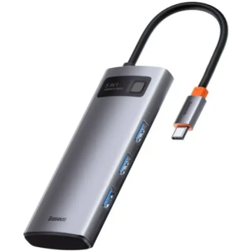 5-in-1 daudzfunkcionālais USB-C centrmezgls PD 100