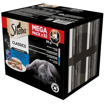 SHEBA Classics Ocean Selection Pate White Fish, Co