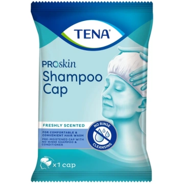 TENA Shampoo Cap mitrā cepure galvas mazgāšanai be
