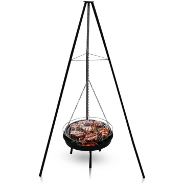 BBQ Multi-Grill pagriežamais grils, trīskāju statī